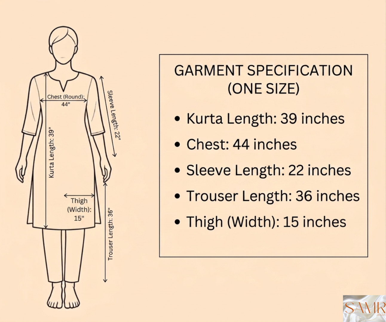 Blue Kashmiri Embroidered Silk Kurti Set with White Pants